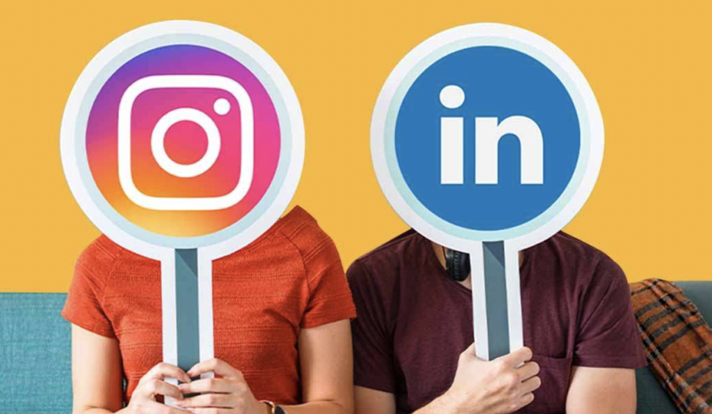 Instagram and LinkedIn Networking