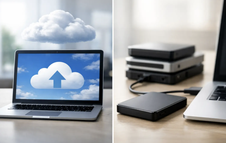 External Hard Drives vs Cloud Backup Choosing the Right Storage 